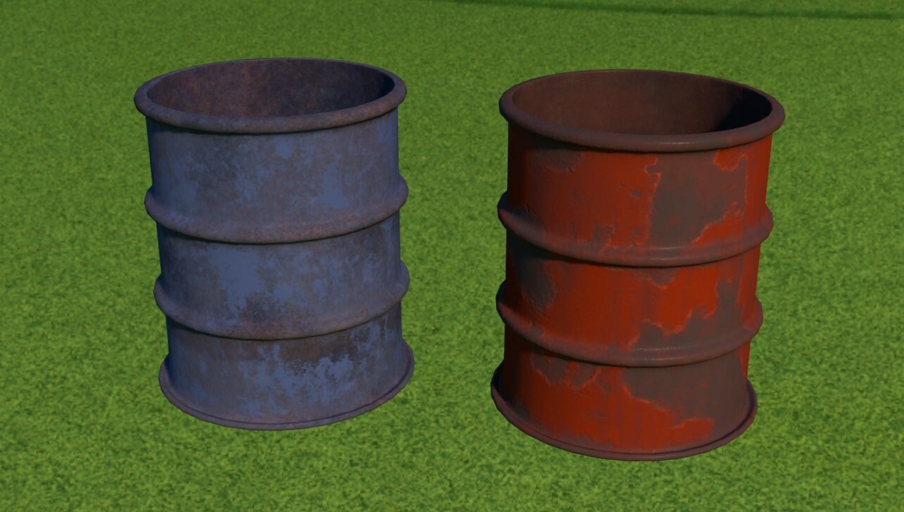 UV layout, texturing and shading breakdown
