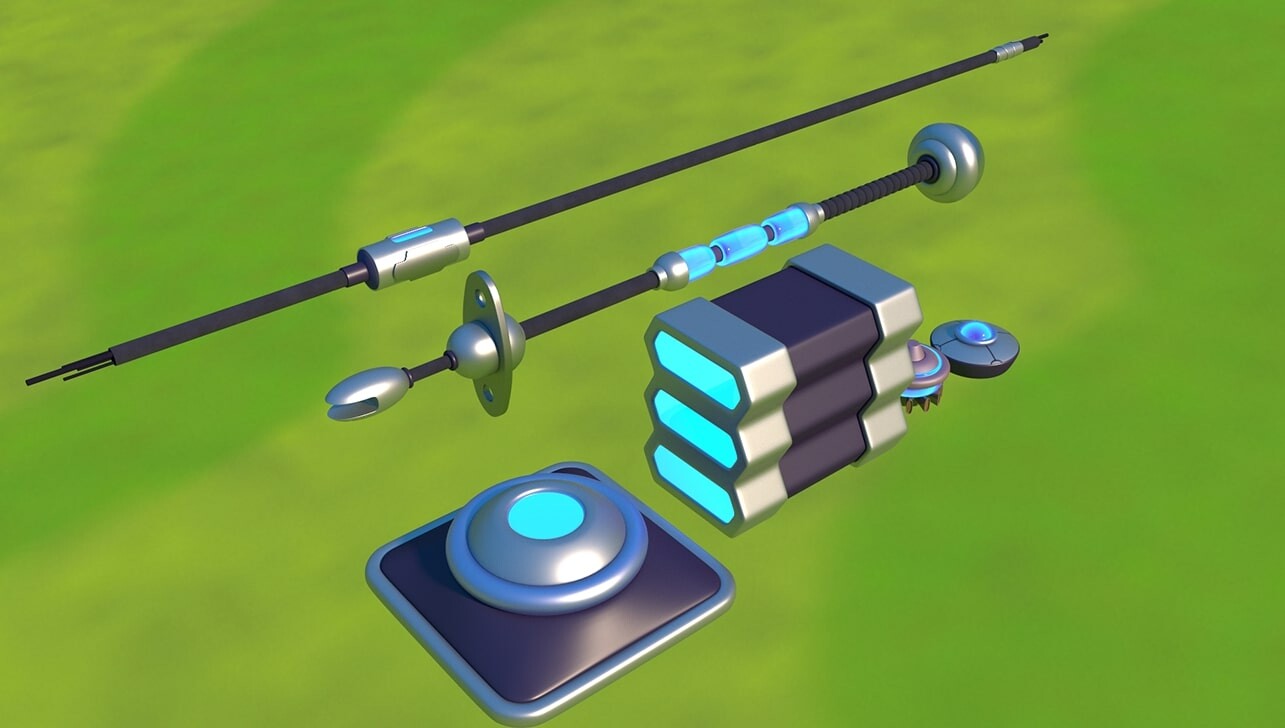 UV layout, texturing and shading breakdown