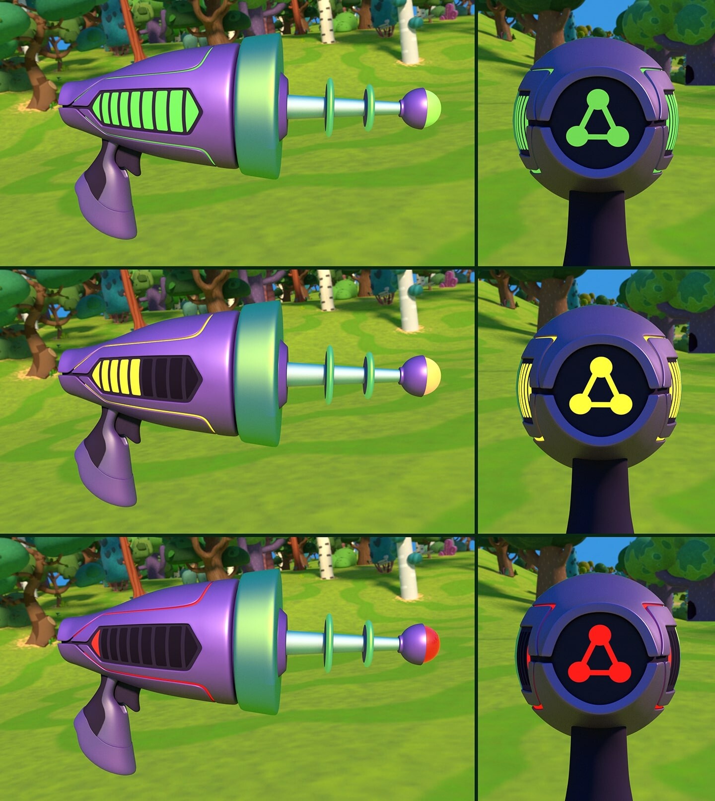 Prop shading variations