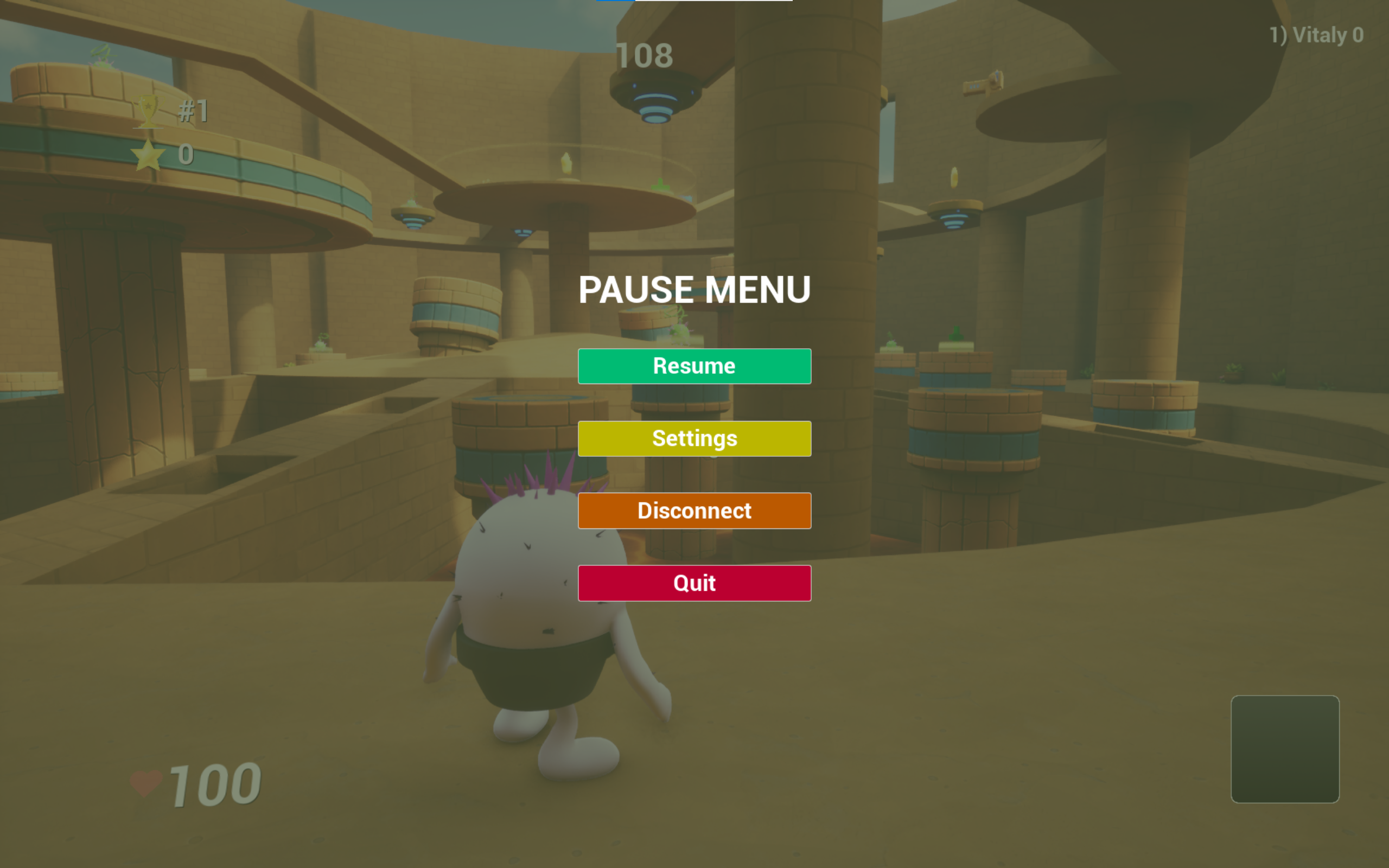 Cactus Fight UI screenshot